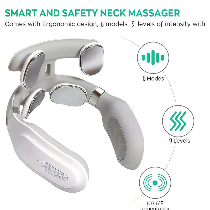 Smart 4-Head Cervical Massager