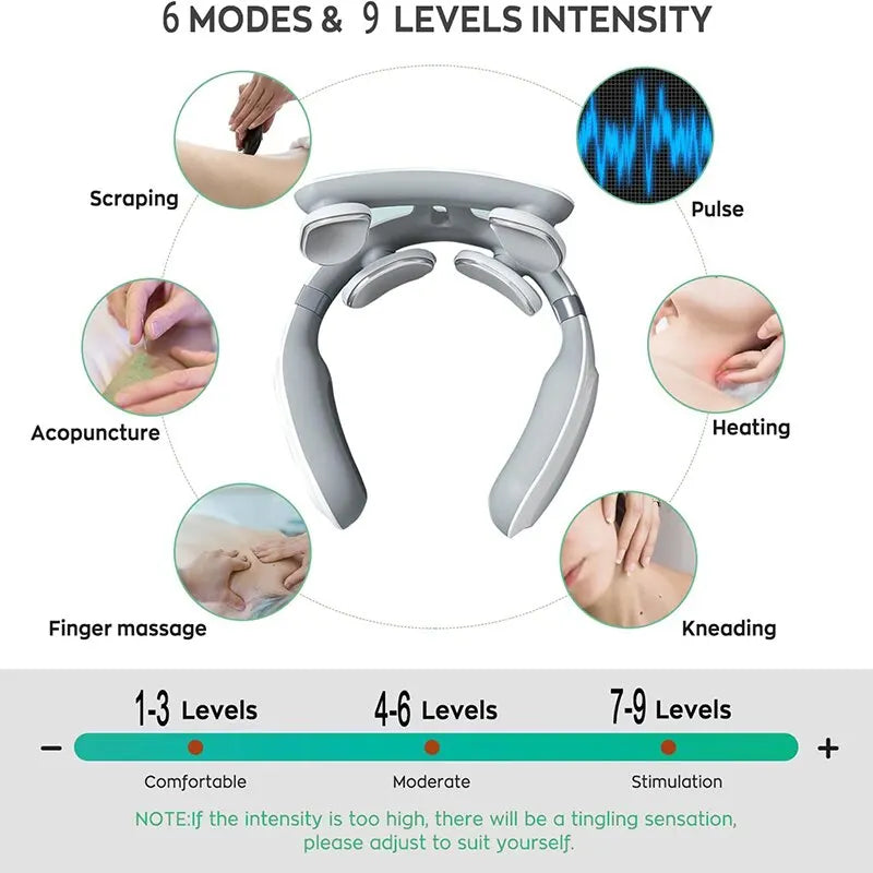Smart 4-Head Cervical Massager